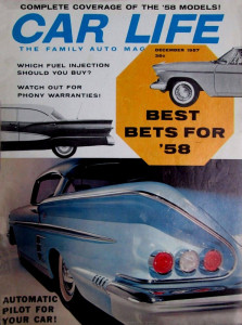 CAR LIFE 1957 DEC - NEW CARS, FUEL INJECTION COPMARISON, DURYEA*